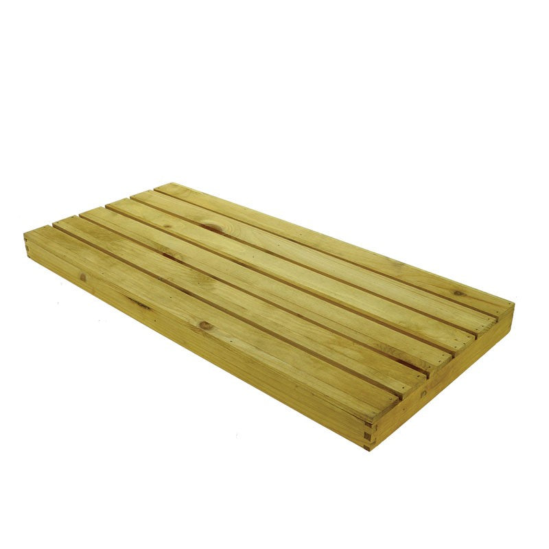 Planche Caillebotis pin teinté TEINTE BOIS | 6 Unité(s)