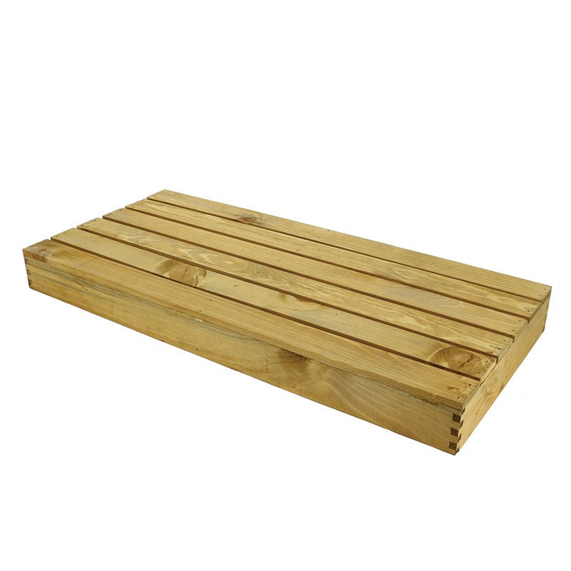 Planche Caillebotis pin teinté TEINTE BOIS | 2 Unité(s)
