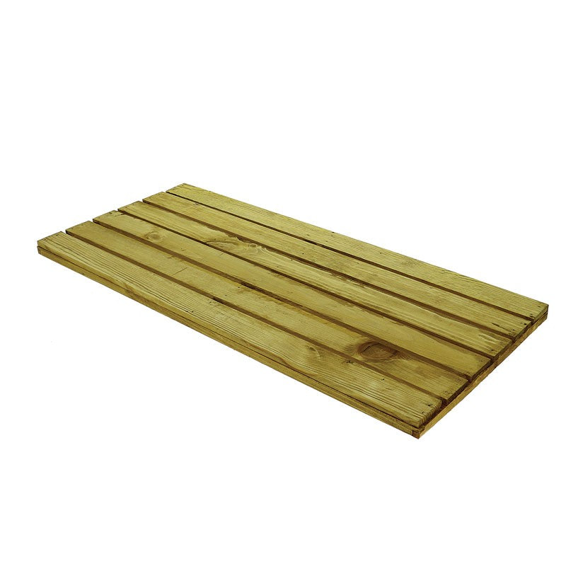 Planche Caillebotis pin teinté TEINTE BOIS | 6 Unité(s)