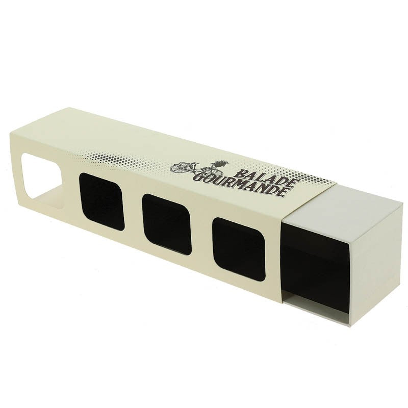 Fourreau 4 terrines de 90 grs Balade Gourmande 27x27 BLANC CARTON | 60 Unité(s)