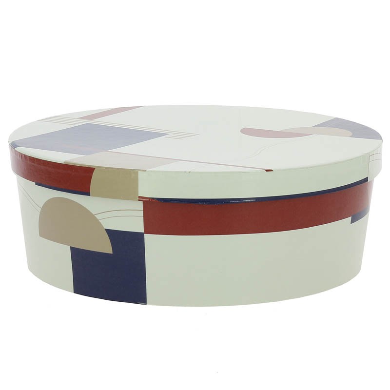 Boite carton ronde empilable Terracotta Ø26 BLANC CARTON | 20 Unité(s)