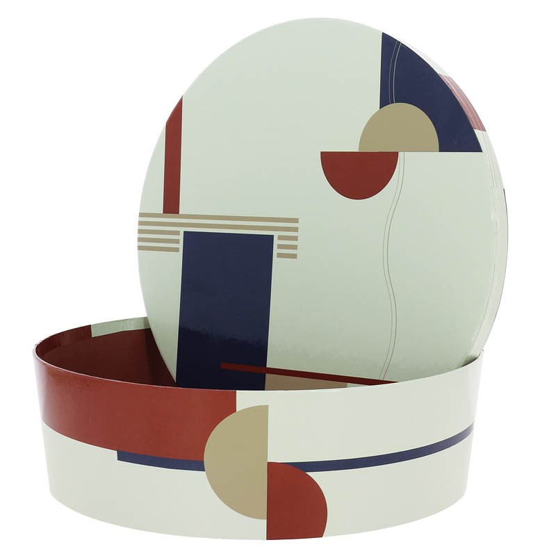 Boite carton ronde empilable Terracotta Ø33 BLANC CARTON | 10 Unité(s)