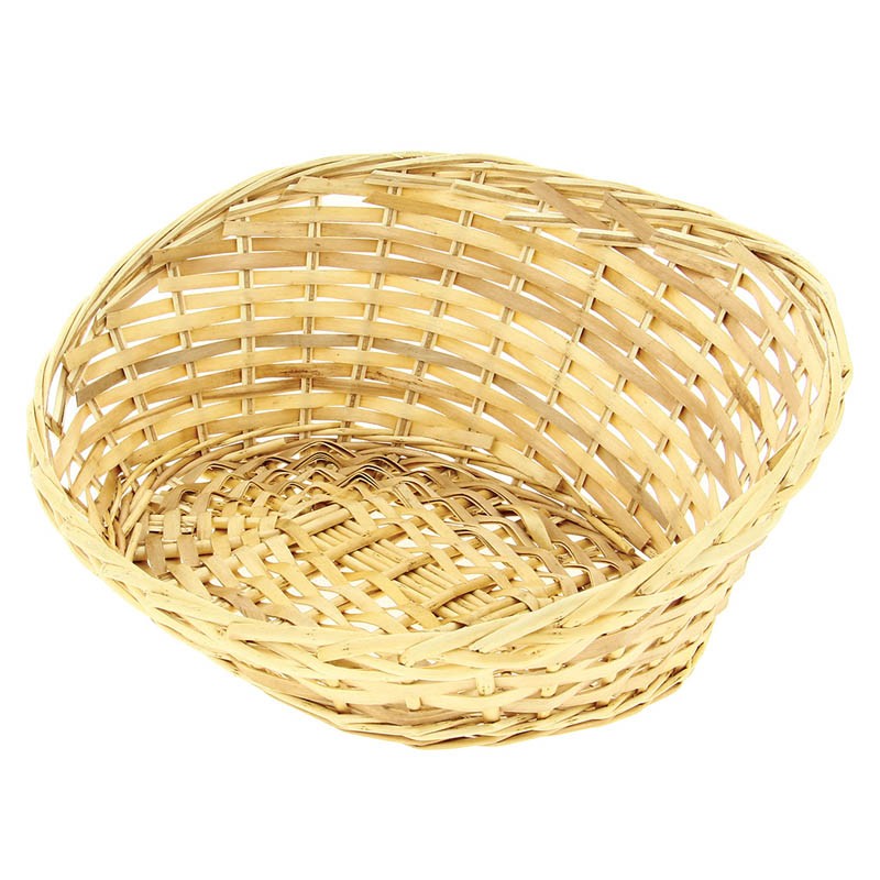 Corbeille ovale osier Padang 39x34 NATURELLE BOIS | 20 Unité(s)