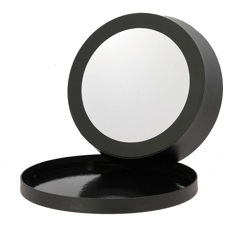 Cloche à fromage noire avec fenetre pvc Ø26 NOIRE CARTON | 16 Unité(s)