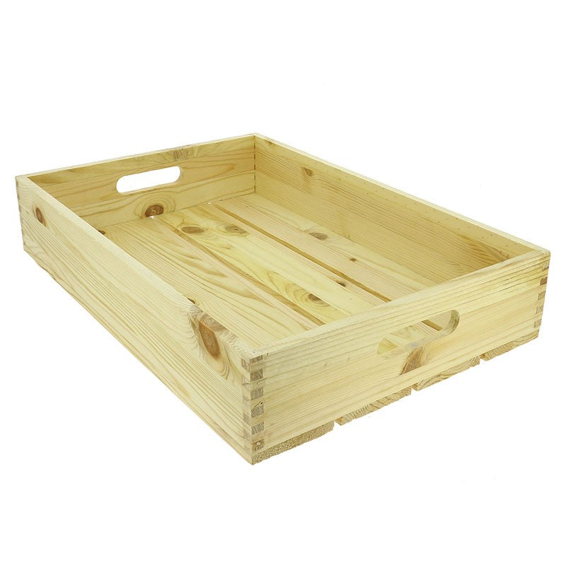 Cagette de présentation fruits et legumes 54x36x10cm NATURELLE BOIS | 4 Unité(s)