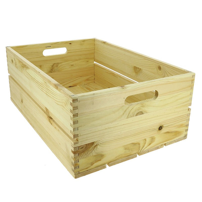 Cagette de présentation fruits et légumes 54x36x20cm NATURELLE BOIS | 2 Unité(s)