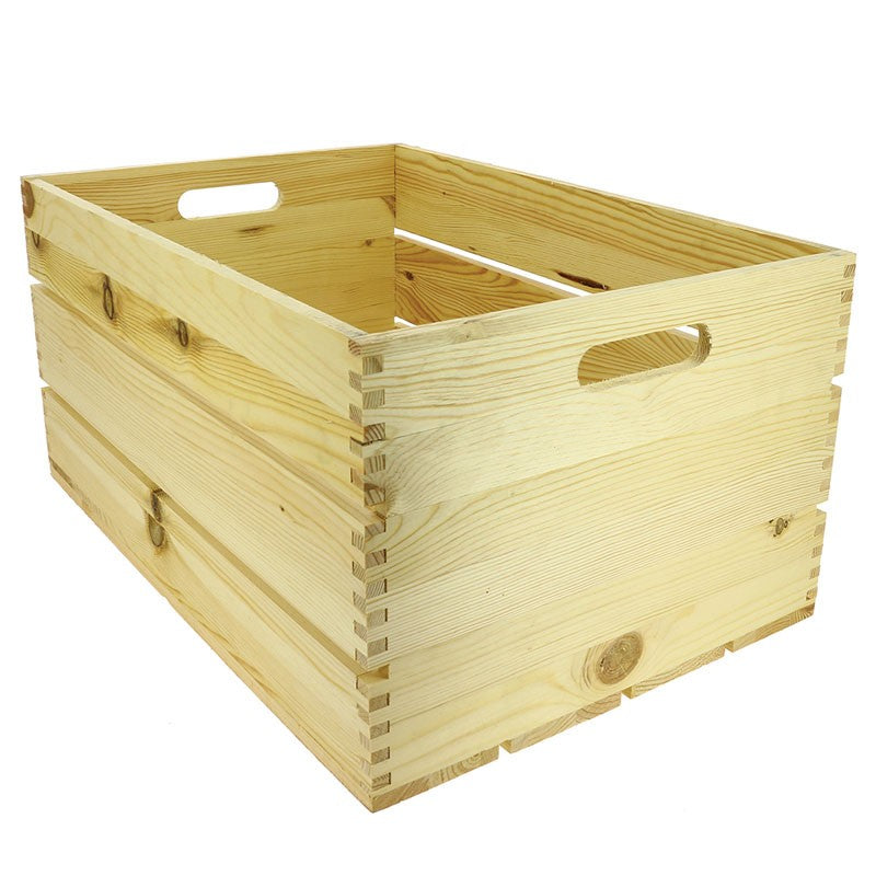 Cagette de présentation fruits et légumes 54x36x26cm NATURELLE BOIS | 2 Unité(s)