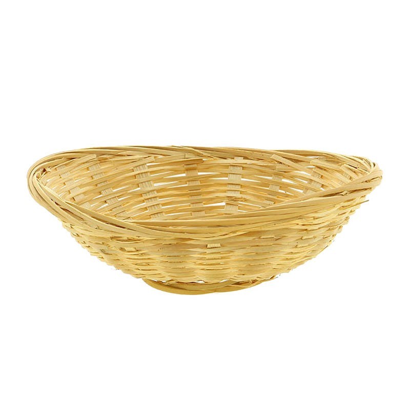 Corbeille à pain bambou Chine ovale 27x20x7cm Lot de 6 NATURELLE BAMBOU | 8 Unité(s)