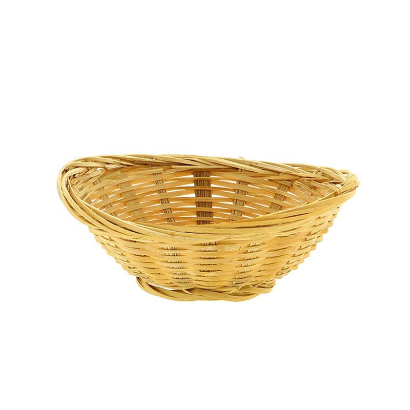 Corbeille à pain bambou Chine ovale 15x12x4.5cm Lot de 6 NATURELLE BAMBOU | 24 Unité(s)