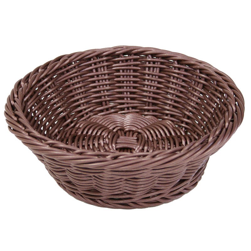 Corbeille à pain ronde Cola Ø23x6.5 Lot de 2 MARRON POLYPROPYLENE | 15 Unité(s)