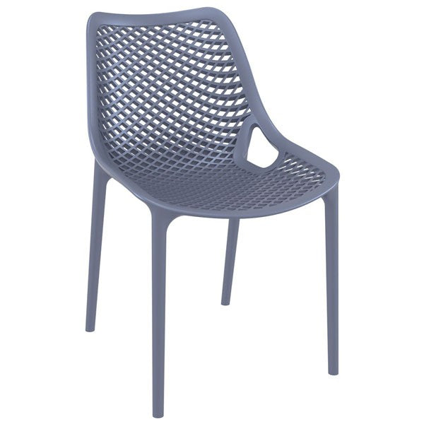Chaise de restaurant exterieure Air GRIS PLASTIQUE | 4 Unité(s)