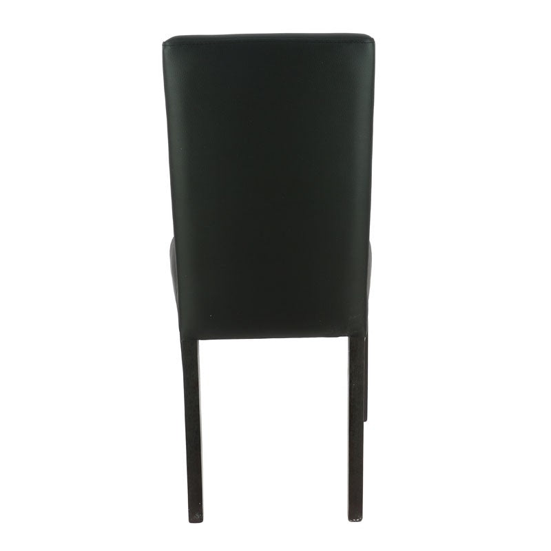 Chaise de restaurant capitonnée Cordoue NOIR BOIS | 2 Unité(s)