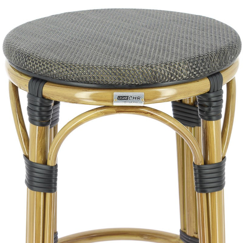 Tabouret exterieur restaurant Biarritz BRONZE METAL | 1 Unité(s)