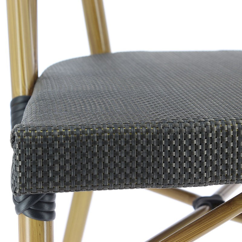 Chaise exterieure restaurant Biarritz BRONZE METAL | 1 Unité(s)