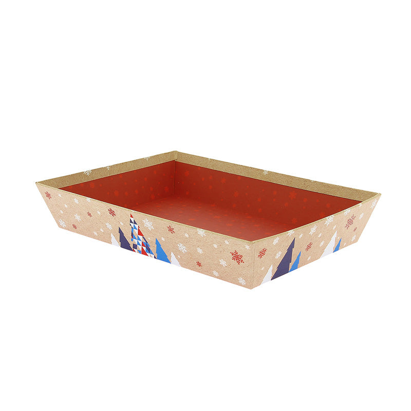 Corbeille carton rectangle Oulanka 26x20 MARRON CARTON | 48 Unité(s)