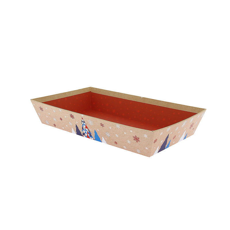 Corbeille carton rectangle Oulanka 33x20 MARRON CARTON | 30 Unité(s)