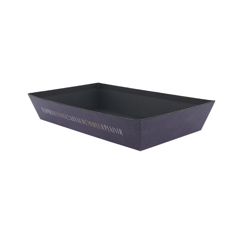 Corbeille carton rectangle Excellence 33x20 NOIR CARTON | 30 Unité(s)