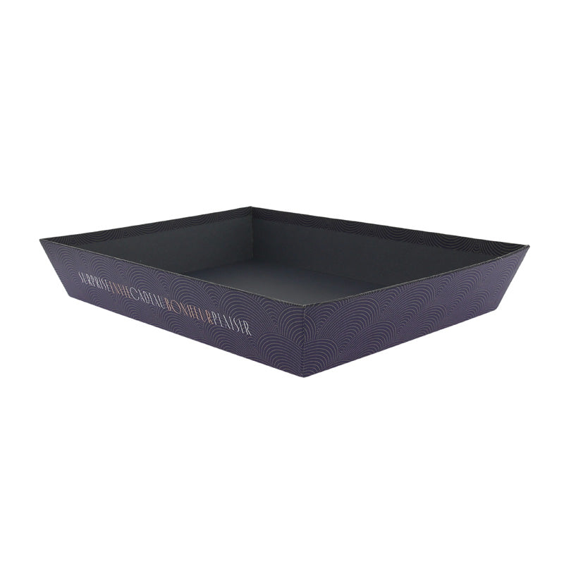 Corbeille carton rectangle Excellence 36x27 NOIR CARTON | 30 Unité(s)
