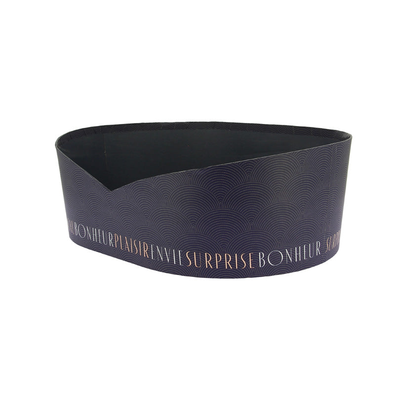 Corbeille carton portefeuille Excellence 36x27 NOIR CARTON | 12 Unité(s)