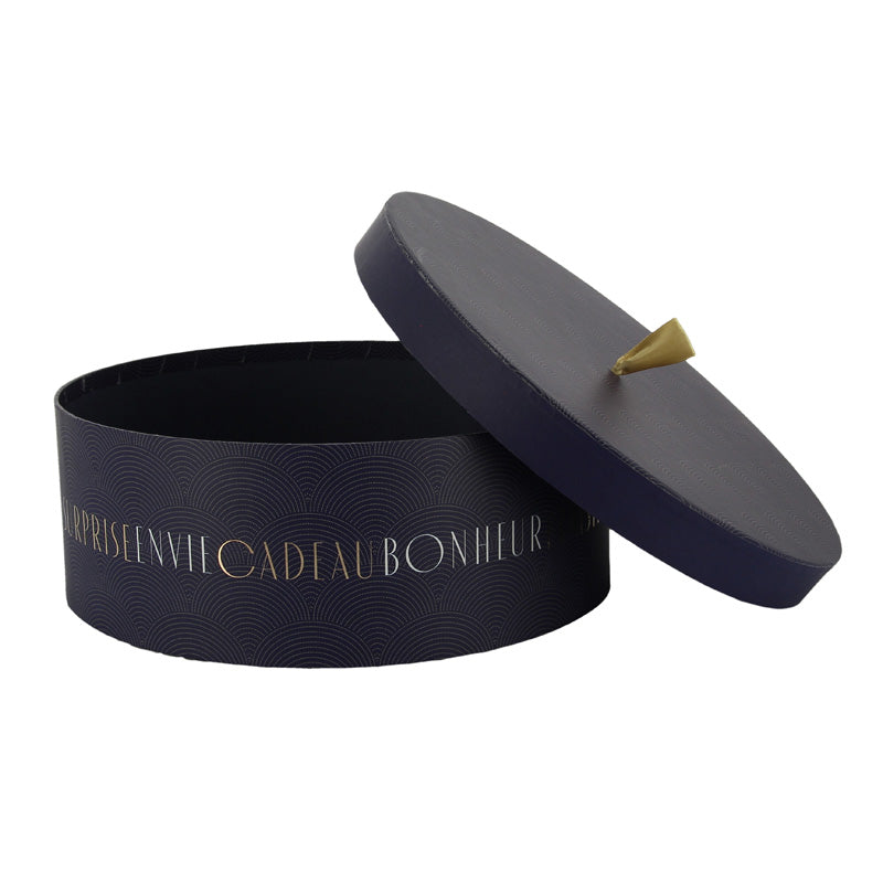 Boite carton ronde Excellence Ø25 NOIR CARTON | 20 Unité(s)