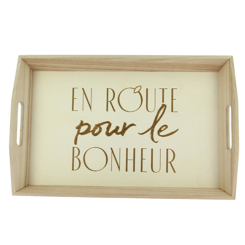 Plateau bois rectangle 37x24.5 BOIS BOIS | 20 Unité(s)