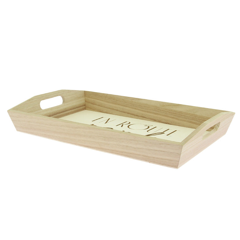 Plateau bois rectangle 37x24.5 BOIS BOIS | 20 Unité(s)