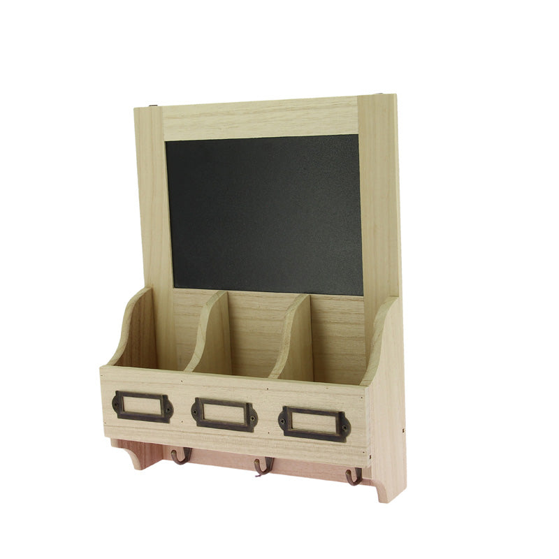 Rangement 3 casiers avec ardoise BOIS BOIS | 10 Unité(s)