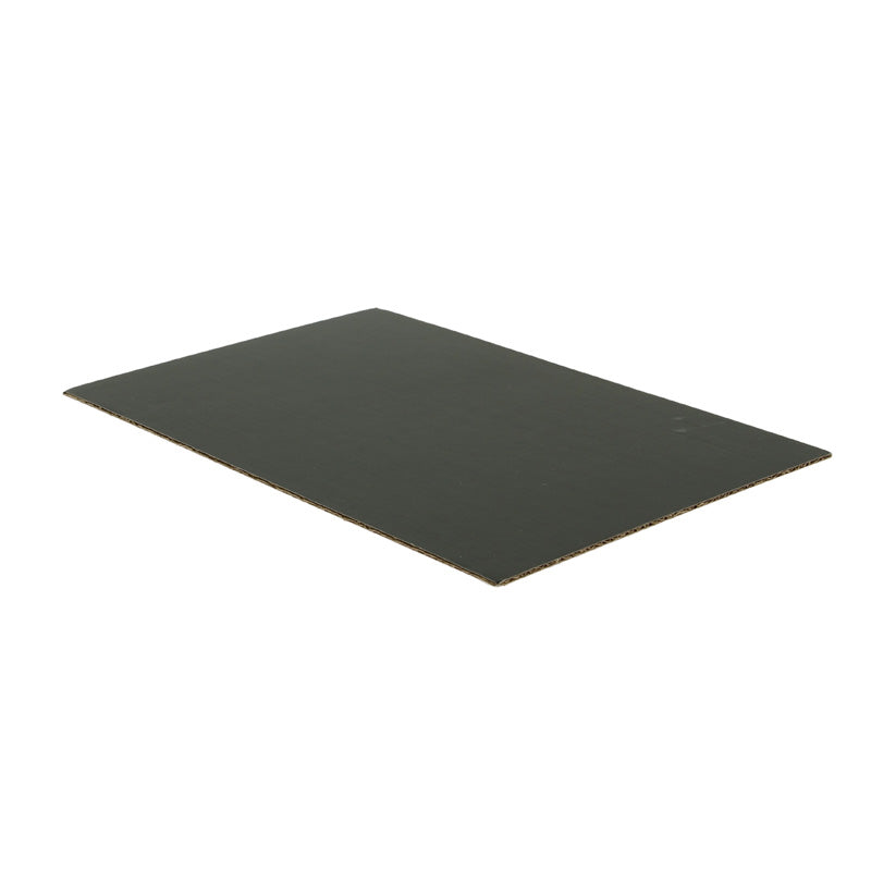Fond carton cannelure pour plateau 30x20 NOIR CARTON | 20 Unité(s)