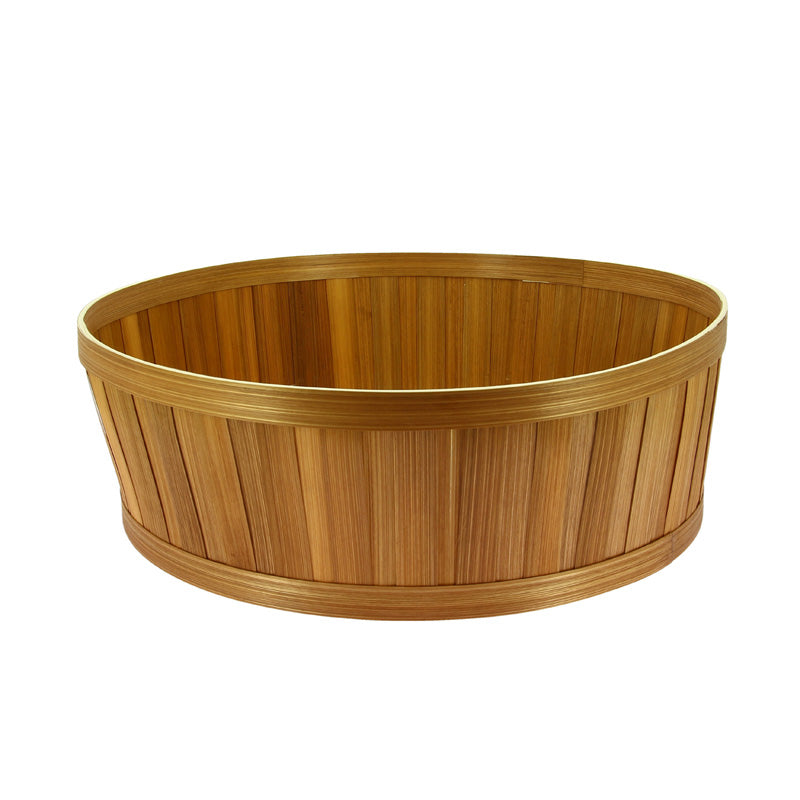 Corbeille ronde bambou Ø40x13 BOIS BAMBOU | 12 Unité(s)