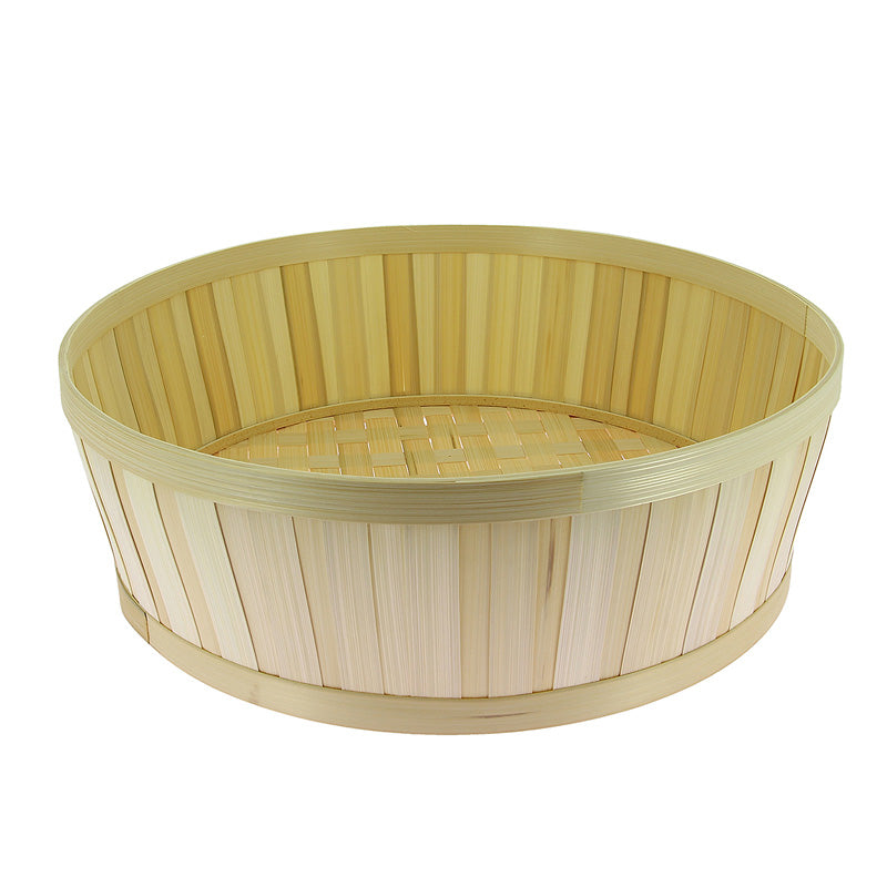 Corbeille bambou ronde Ø40x13 BOIS BAMBOU | 12 Unité(s)