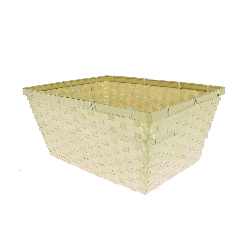 Corbeille rectangle bambou 40x30 BOIS BAMBOU | 12 Unité(s)