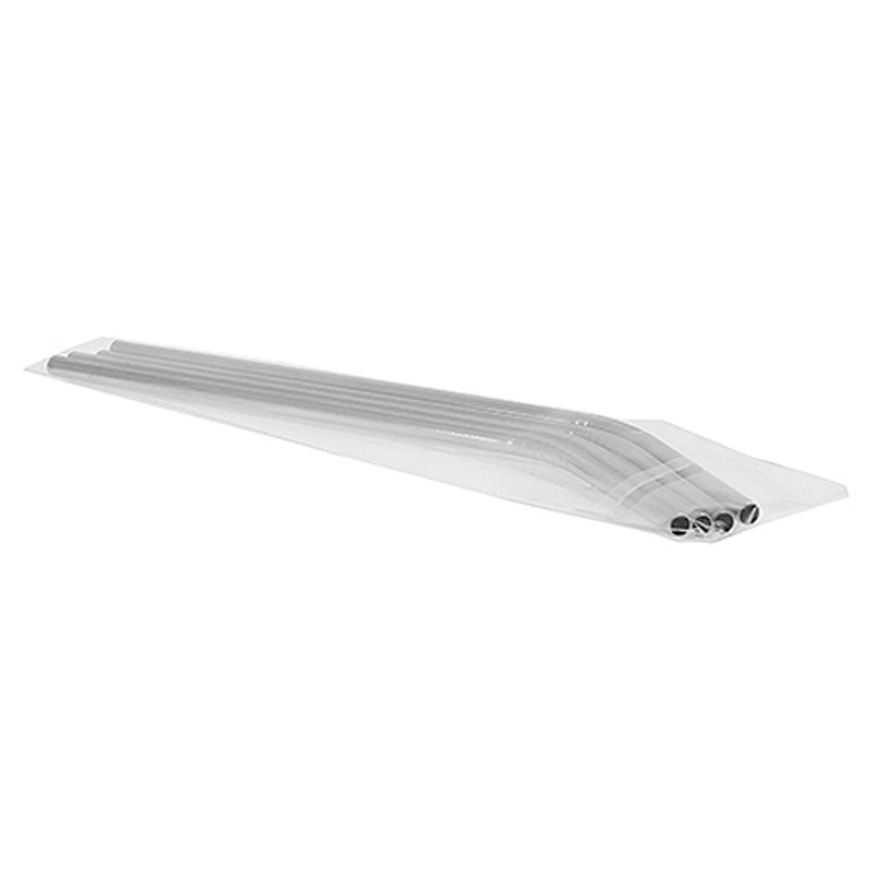 Set de 4 pailles incurvés Inox GRIS INOX | 240 Unité(s)