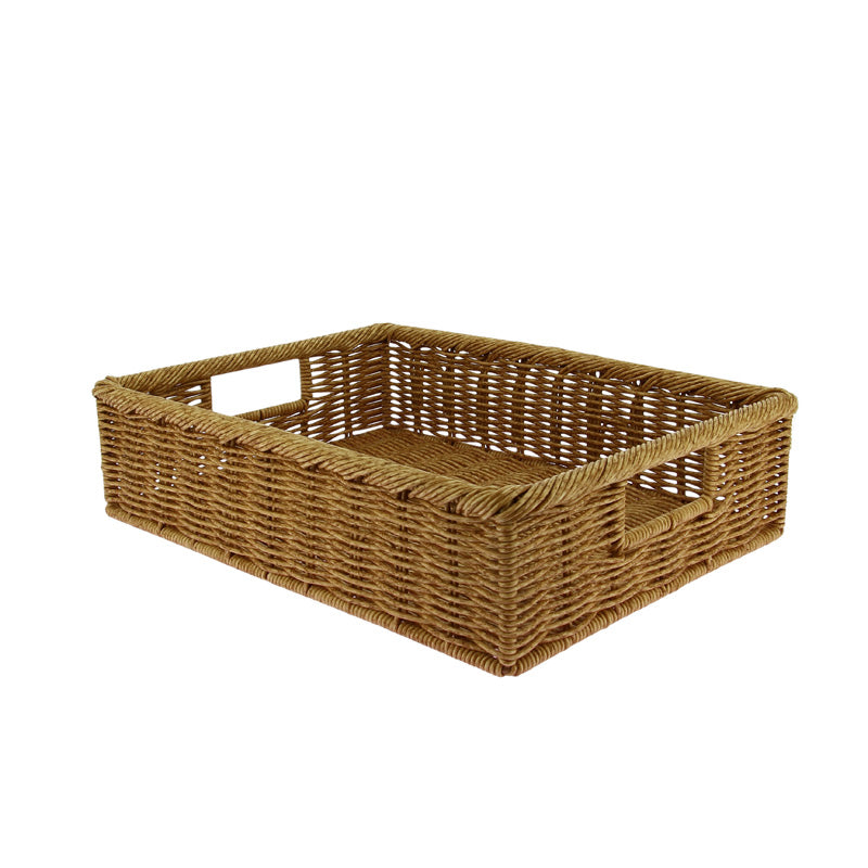 Manne rectangle polypropylène Rustica 40x30 MIEL POLYPROPYLENE | 4 Unité(s)