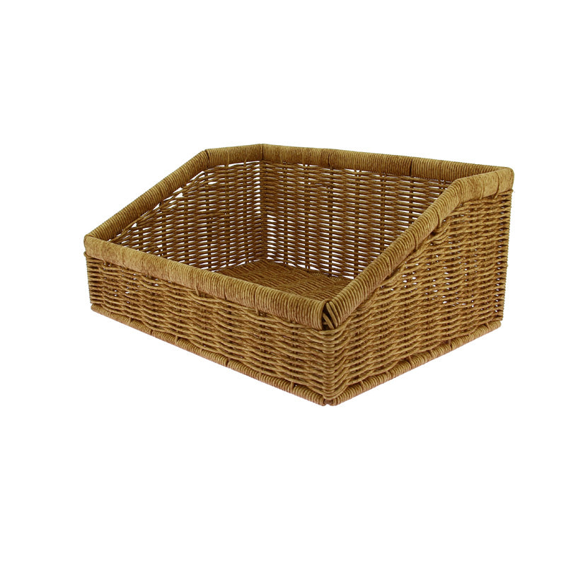 Manne rrectangle évasée polypropylène Rustica 40x30 MIEL POLYPROPYLENE | 2 Unité(s)