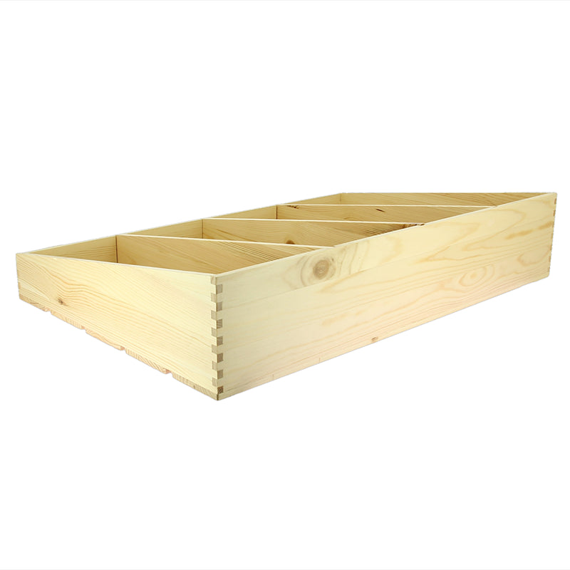Tablette bois inclinée 3 séparation 60x40cm BOIS BOIS | 6 Unité(s)