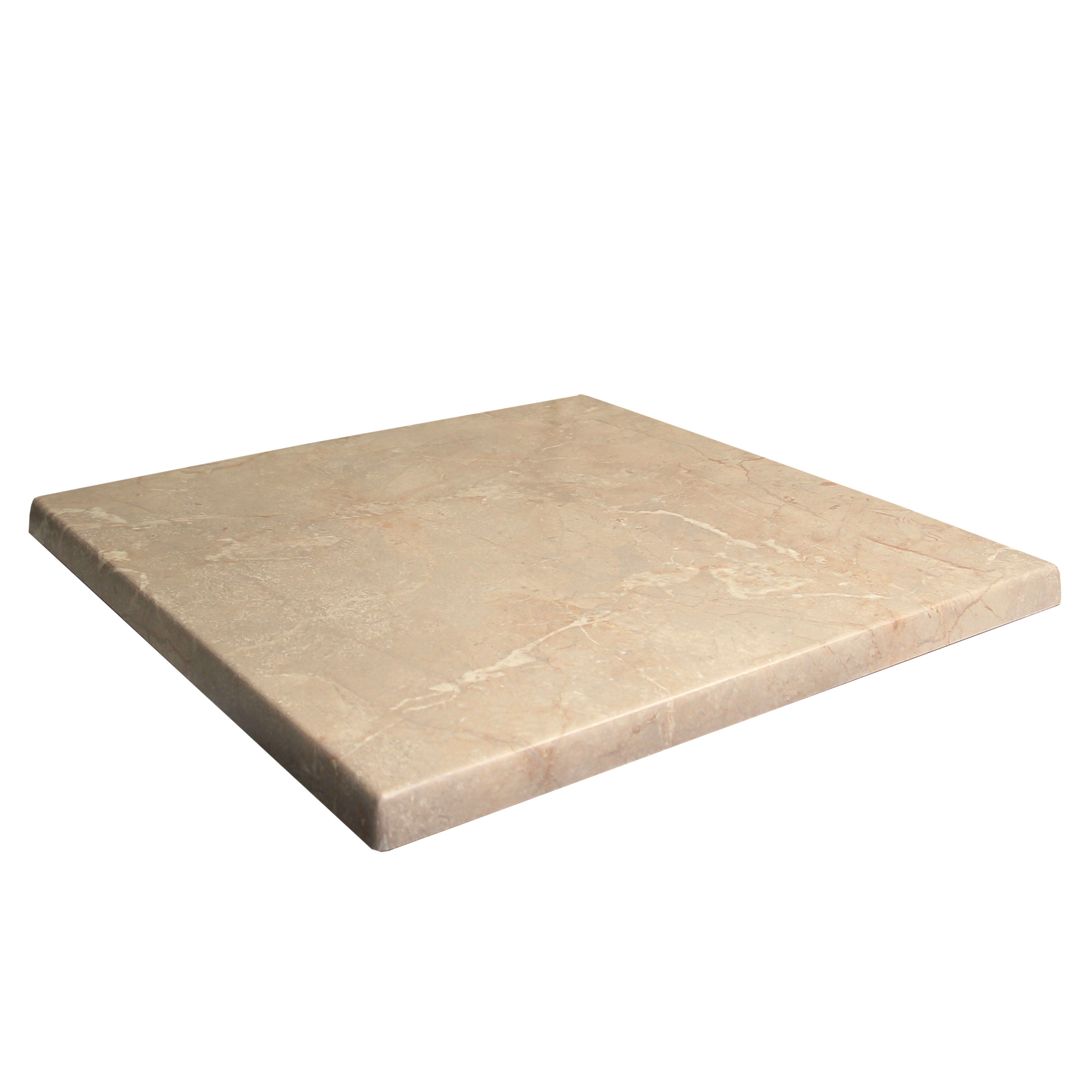 Plateau de table Werzalit 60x60 MARMOR BOIS | 1 Unité(s)