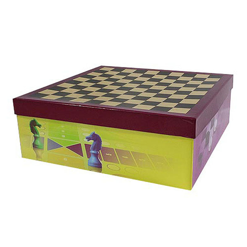 Boite carrée Juego 34x34 VIOLET CARTON | 2 Unité(s)