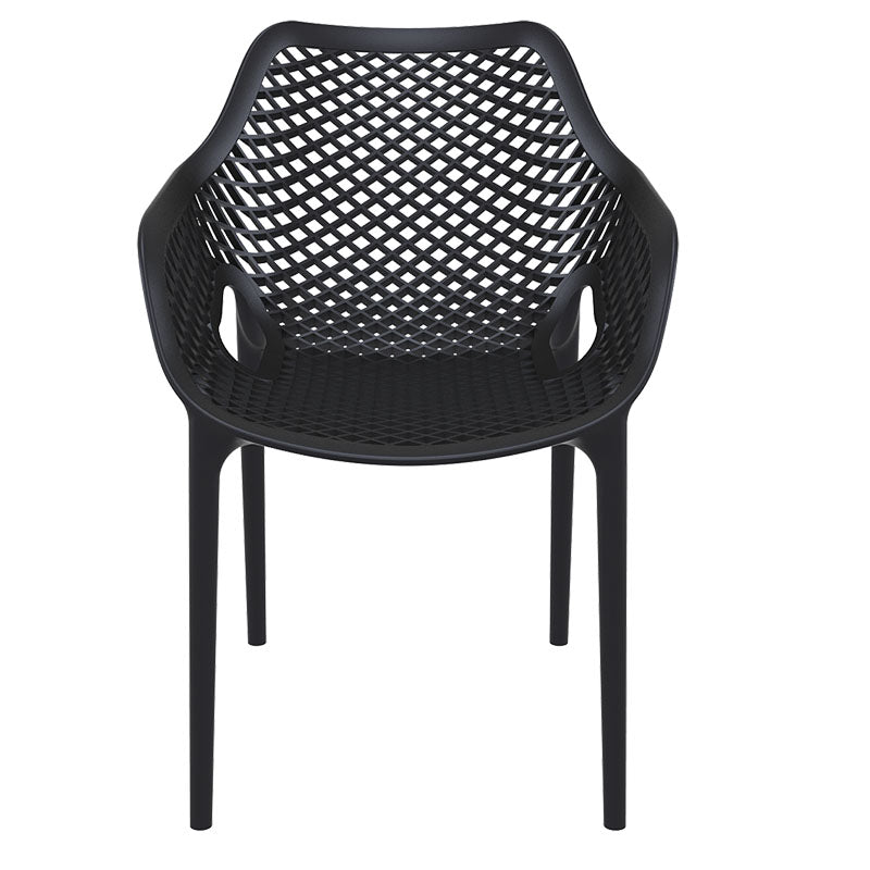 Fauteuil de restaurant exterieur Air Noir PLASTIQUE | 4 Unité(s)