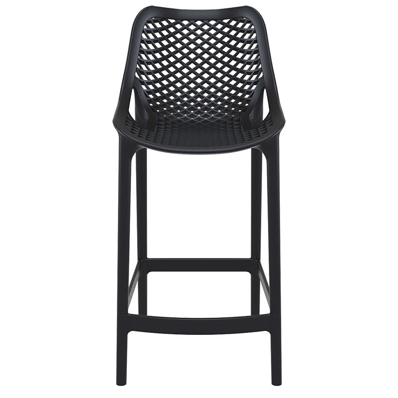 Chaise haute de restaurant exterieure Air Noir PLASTIQUE | 4 Unité(s)