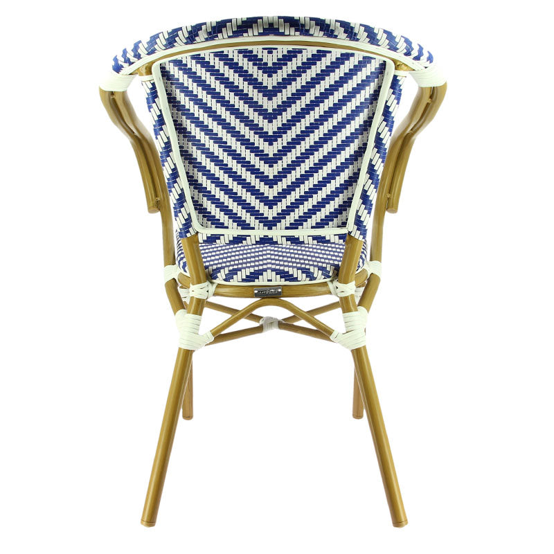 Fauteuil de restaurant exterieur Olya Bleu METAL | 1 Unité(s)