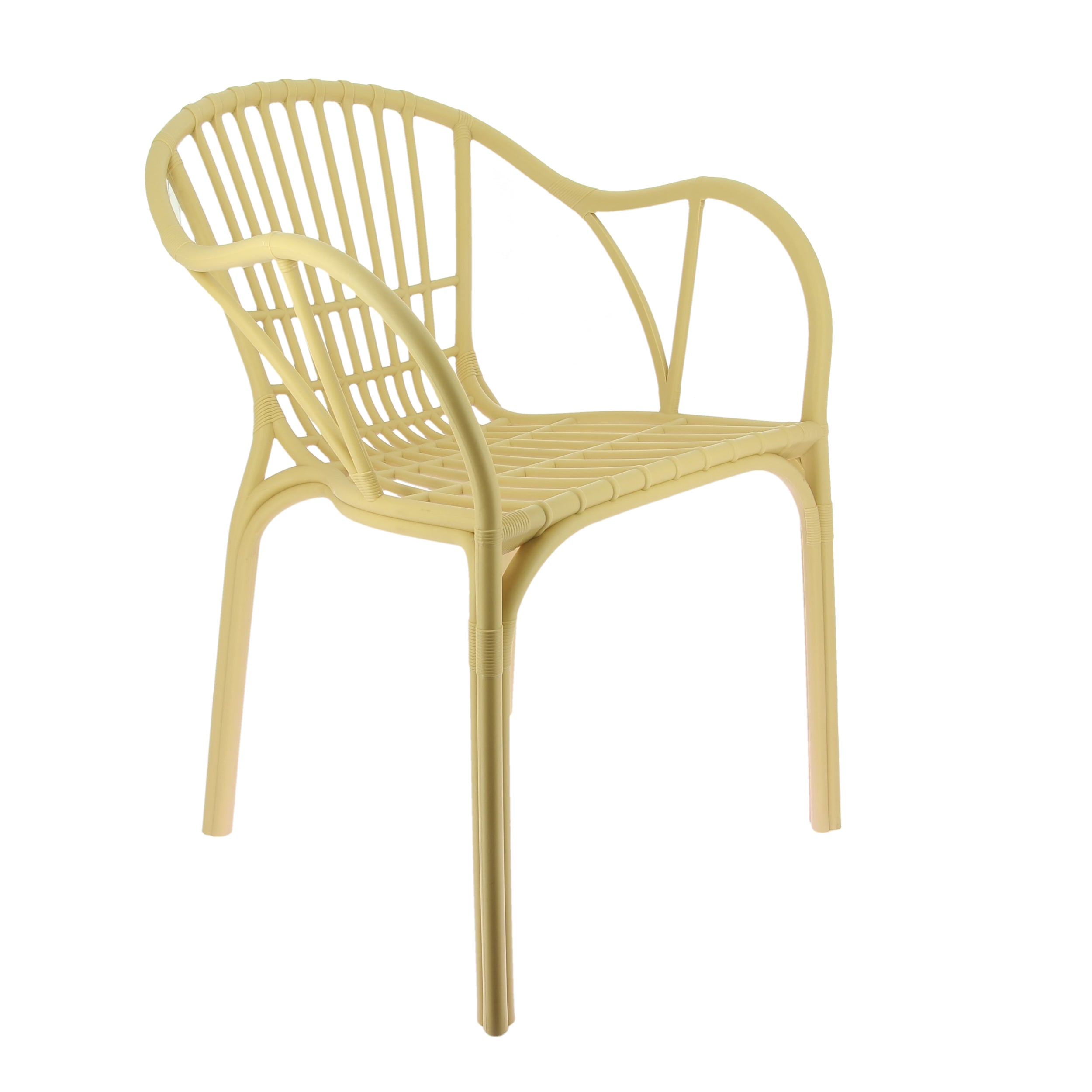 Fauteauil terrasse restaurant Rattan Naturel POLYPROPYLENE | 4 Unité(s)