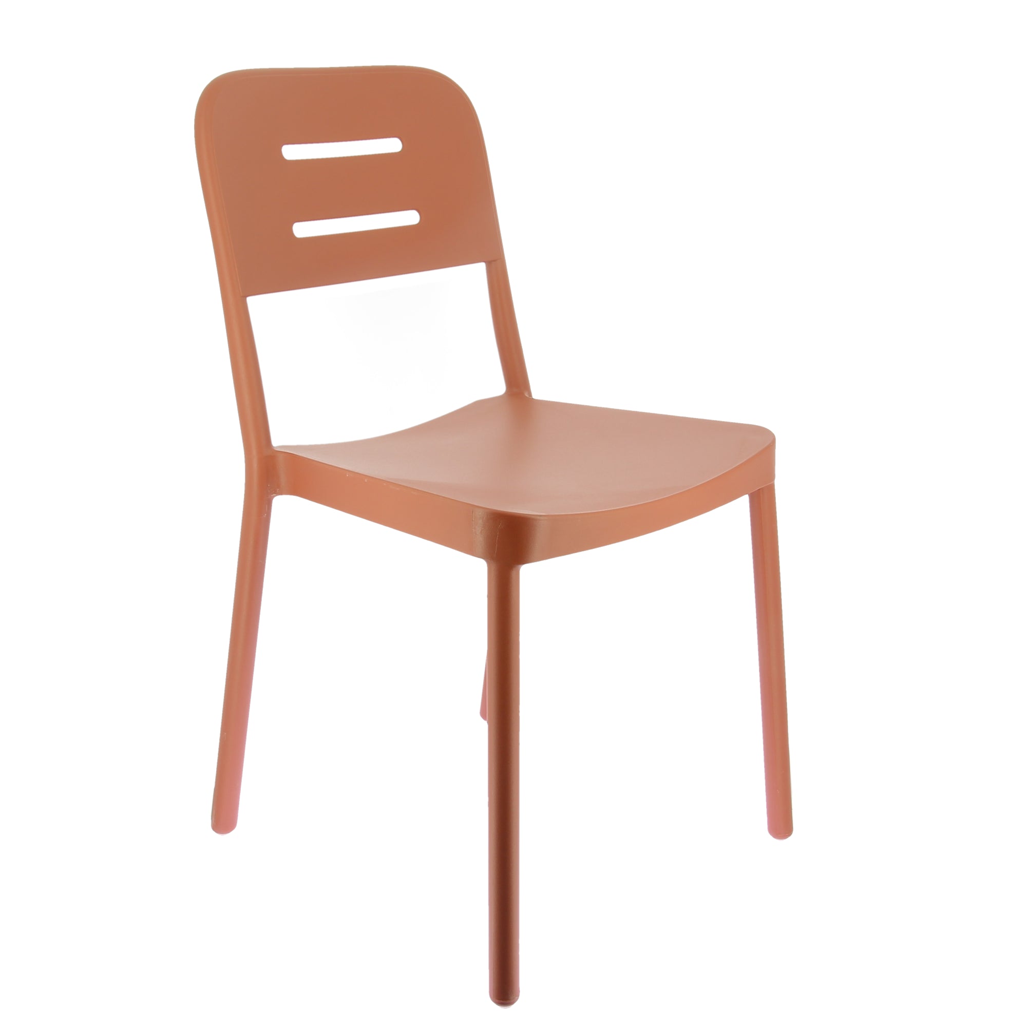 Chaise de restaurant polypropylène Terra Terracotta POLYPROPYLENE | 4 Unité(s)