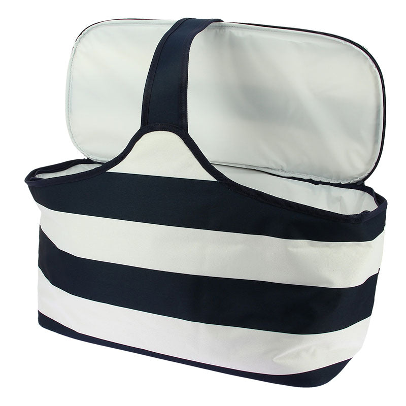 Sac de plage isotherme rayé bleu et blanc Bleu ISOTHERME | 8 Unité(s)
