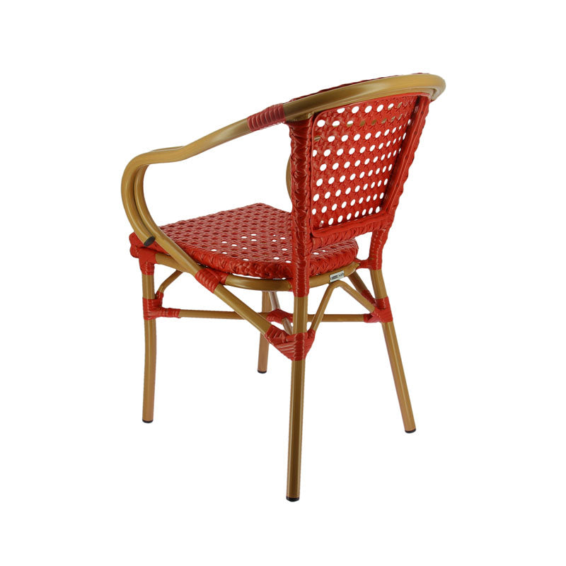 Fauteuil terrasse de restaurant Sedia Rouge METAL | 1 Unité(s)