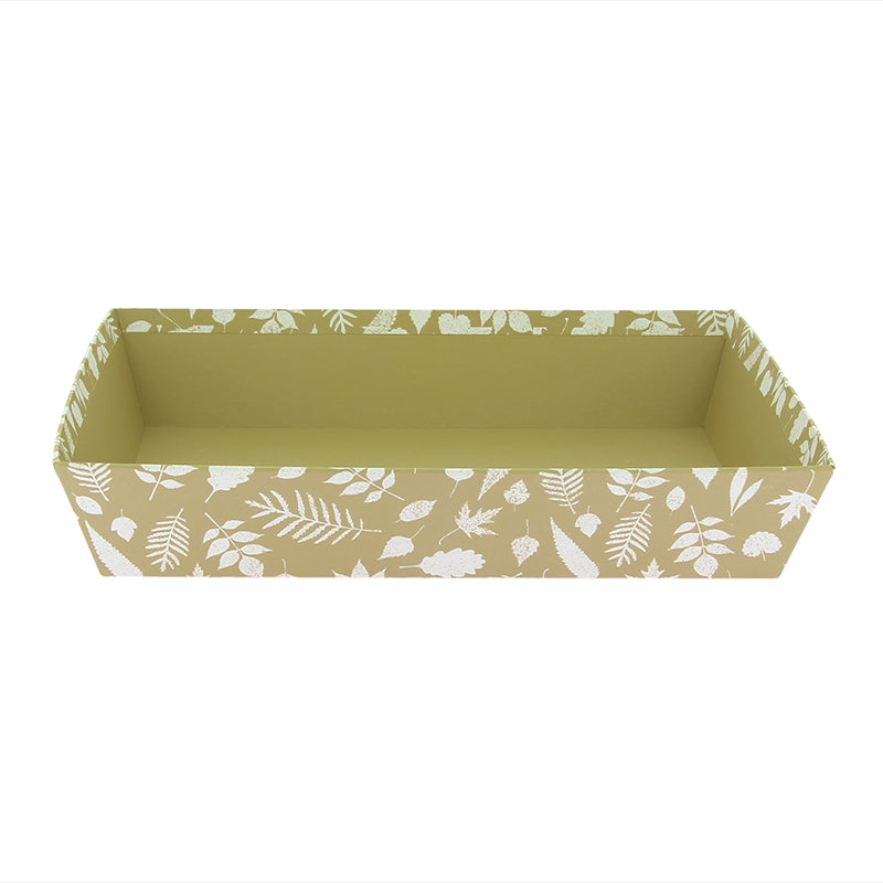 Corbeille carton rectangle Herbier 26x20 Marron CARTON | 48 Unité(s)
