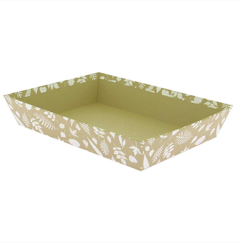 Corbeille carton rectangle Herbier 26x20 Marron CARTON | 48 Unité(s)