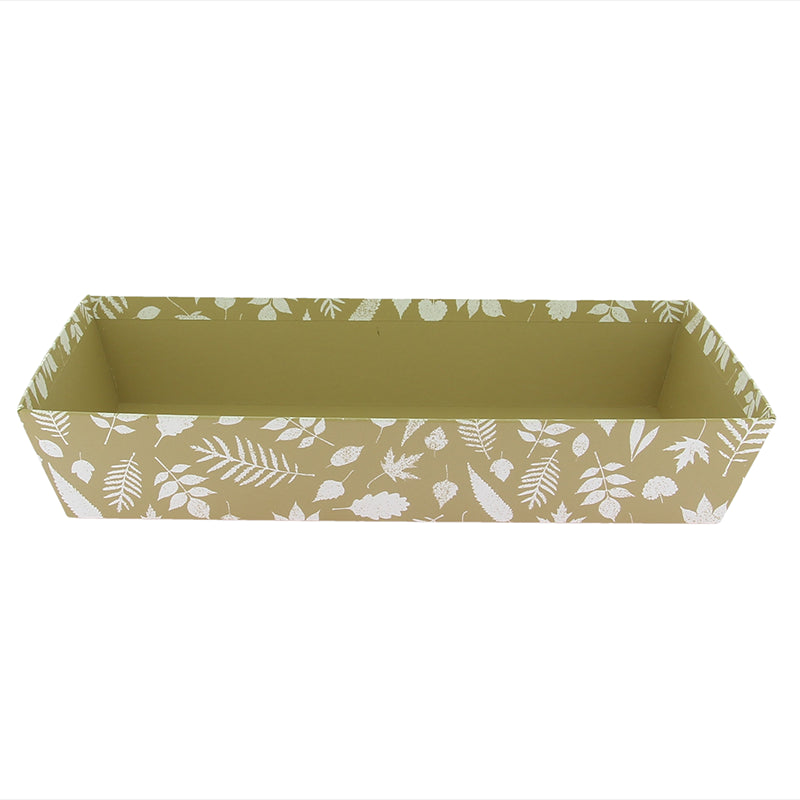 Corbeille carton rectangle Herbier 33x20 Marron CARTON | 30 Unité(s)