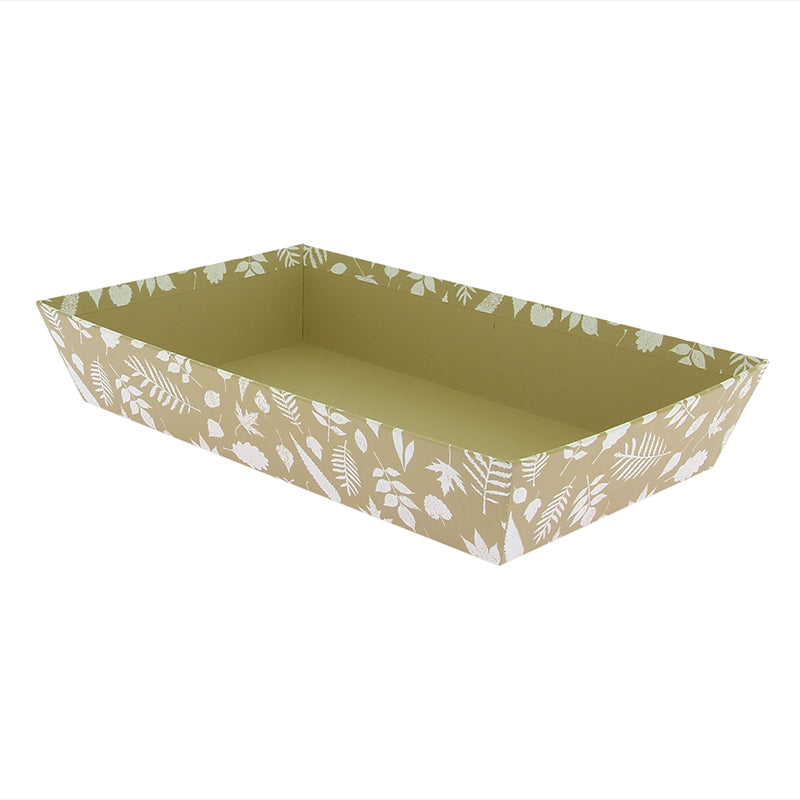 Corbeille carton rectangle Herbier 33x20 Marron CARTON | 30 Unité(s)