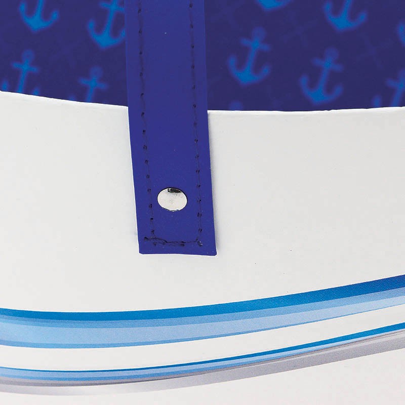 Panier ovale carton Vague 28x20 BLEU CARTON | 14 Unité(s)