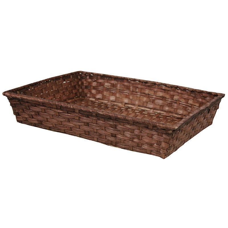 Corbeille bambou rectangle Vieto 38x28 MARRON BAMBOU | 100 Unité(s)
